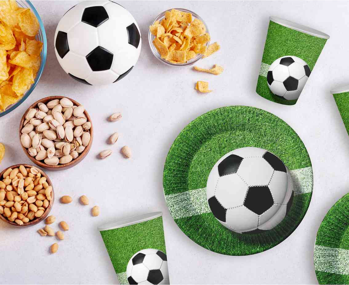 Paper Cups Football, 250 ml, 6 pcs.
